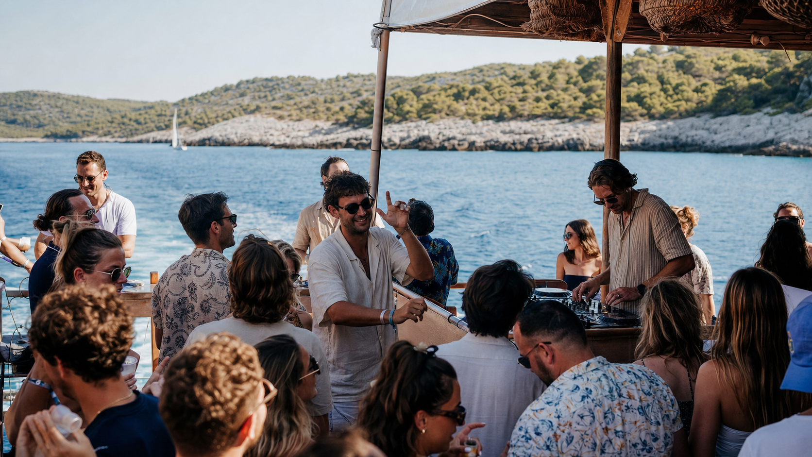 Festivalski boat party na dalmatinskoj obali