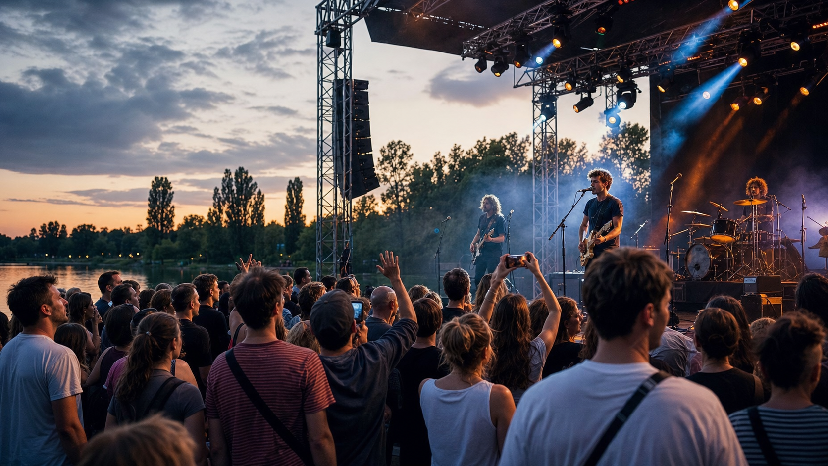 Koncert na otvorenom uz zagrebački Jarun