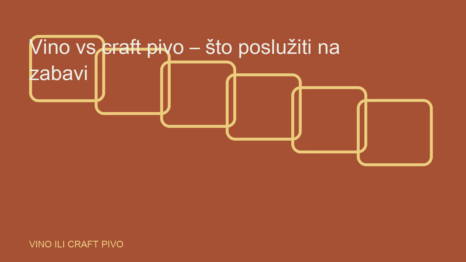 Urednička ilustracija za temu vino ili craft pivo