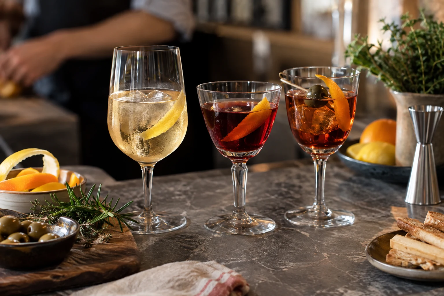 Fotografija za temu vermut kokteli